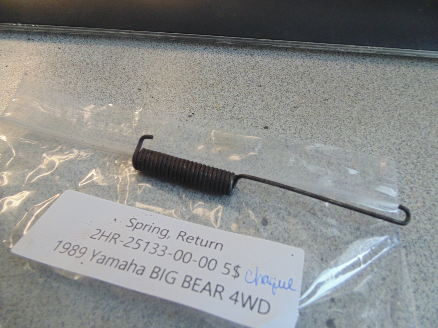 1989 YAMAHA BIG BEAR 4WD SPRING RETURN 2HR-25133-00-00