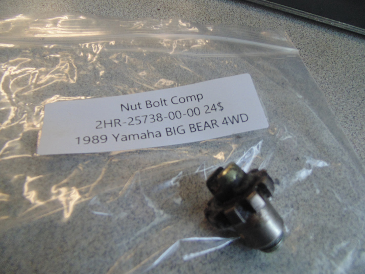 1989 YAMAHA BIG BEAR 4WD NUT BOLT COMP 2HR-25738-00-00
