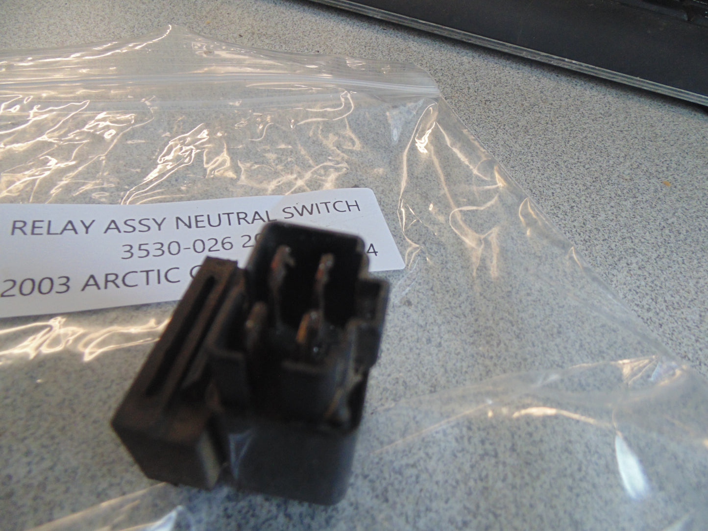 2003 Arctic Cat 400 4X4 MANUAL RELAY ASSY NEUTRAL SWITCH 3530-026