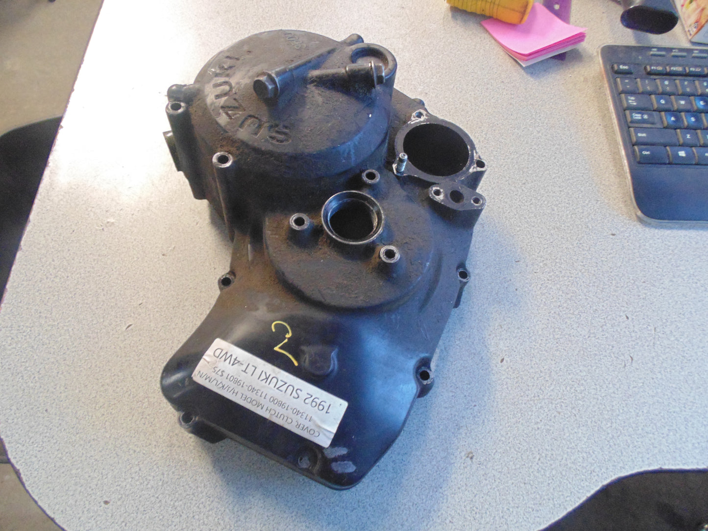 1992 SUZUKI LT-4WD COVER CLUCTH MODEL H/J/K/L/M/N 11340-19B00 11340-19B01