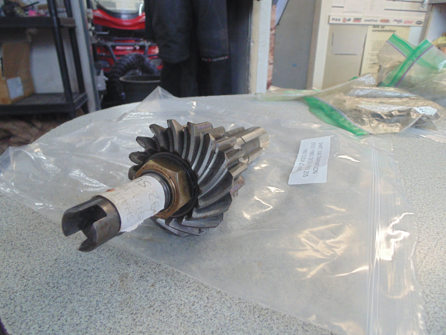 1992 SUZUKI LT-4WD SHAFT SUB TRANSMISSION 29121-19B01 29121-19B10