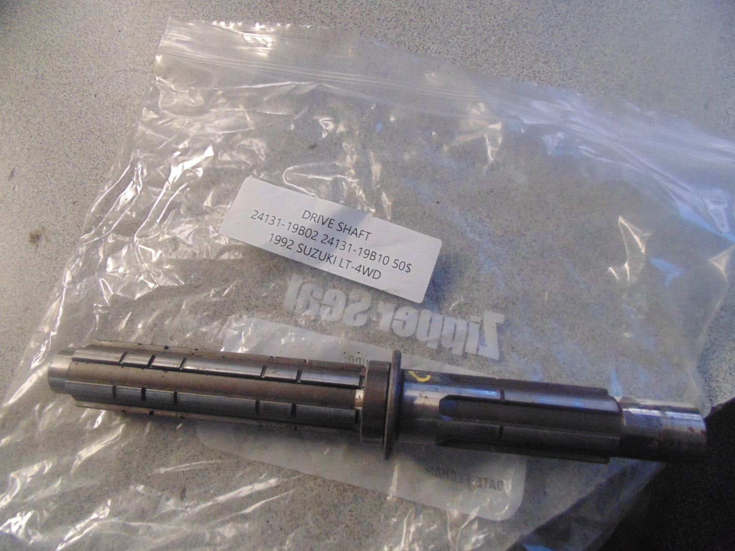 1992 SUZUKI LT-4WD DRIVE SHAFT 24131-19B02 24131-19B10