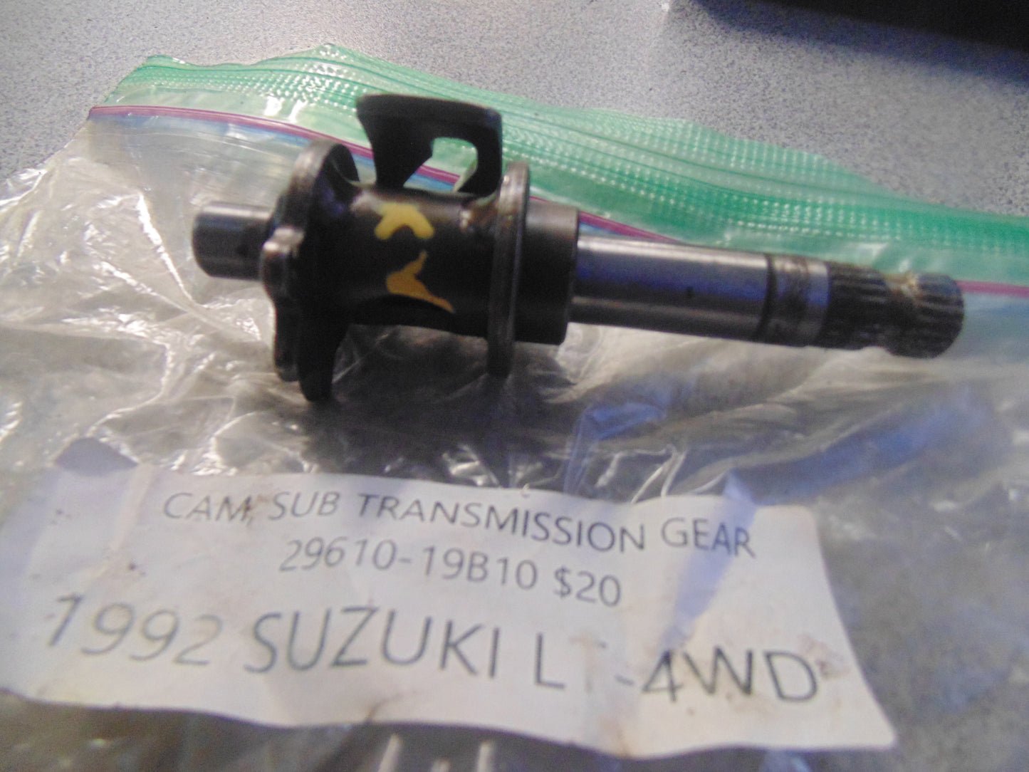 1992 SUZUKI LT-4WD CAM SUB TRANSMISSION GEAR 29610-19B10