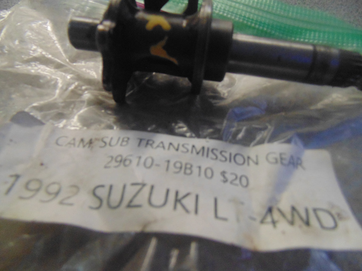 1992 SUZUKI LT-4WD CAM SUB TRANSMISSION GEAR 29610-19B10