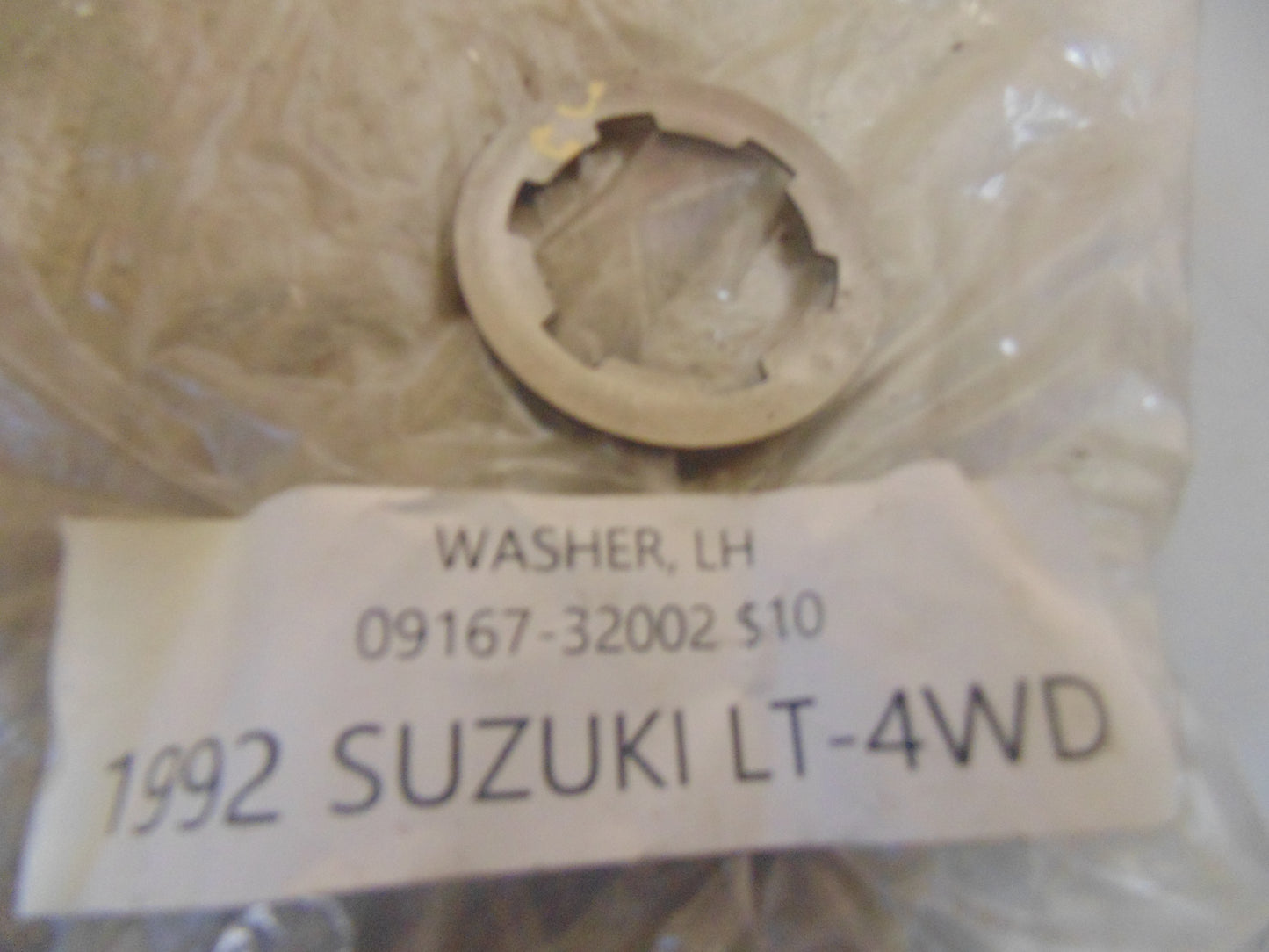 1992 SUZUKI LT-4WD WASHER LH 09167-32002