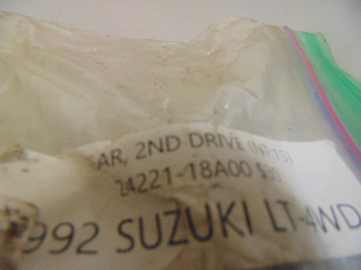 1992 SUZUKI LT-4WD GEAR 2ND DRIVE (NT:15) 24221-18A00
