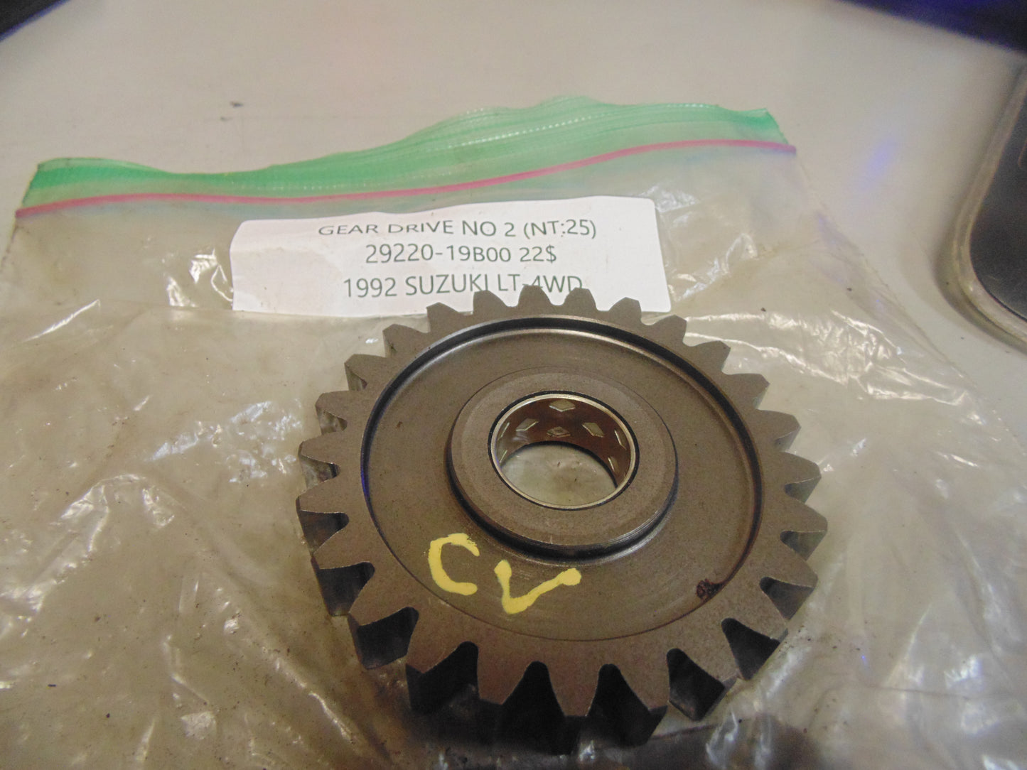 1992 SUZUKI LT-4WD GEAR DRIVE NO 2 (NT:25) 29220-19B00