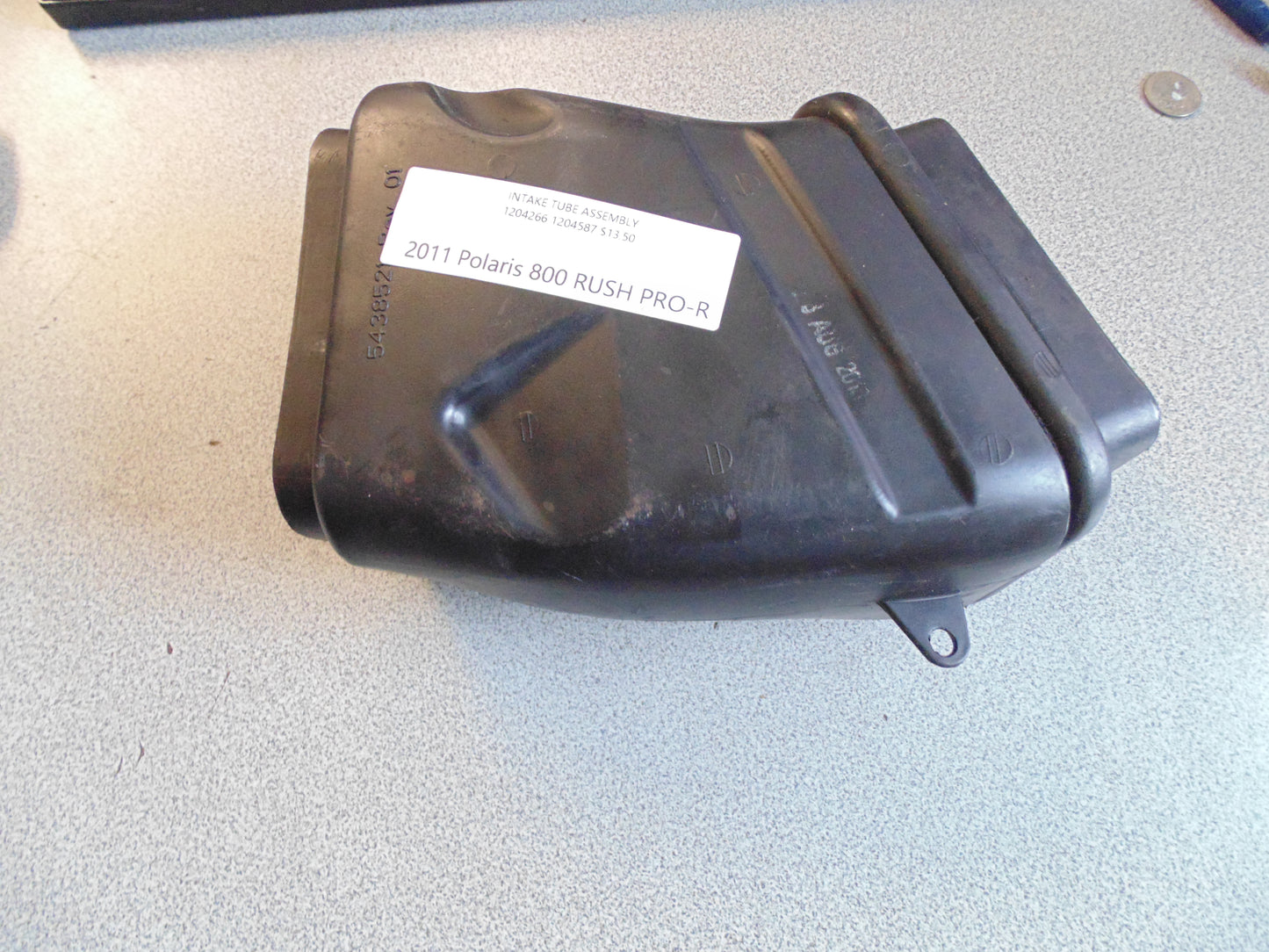 2011 Polaris 800 RUSH PRO-R INTAKE TUBE ASSEMBLY 1204266 1204587
