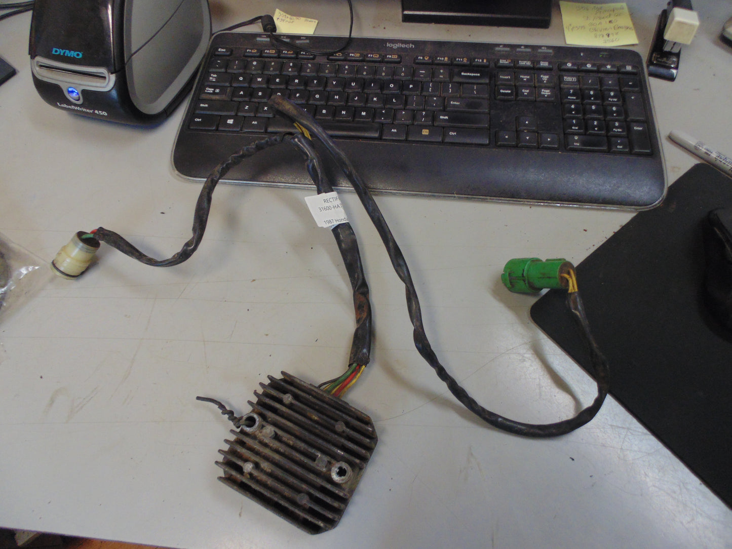 1987 HONDA TRX350A FOURTRAX 4X4 RECTIFIER ASSY REGULATOR 31600-HA7-750 31600-HA7-921