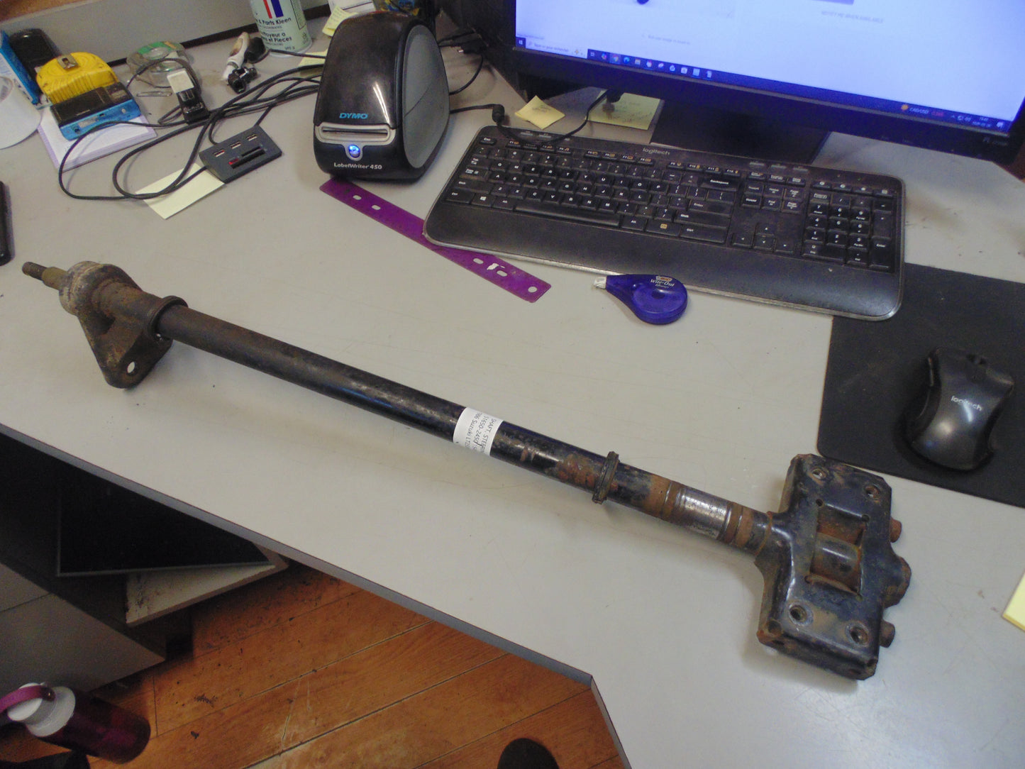 1986 SUZUKI LT250EF SHAFT STEERING 51560-24501