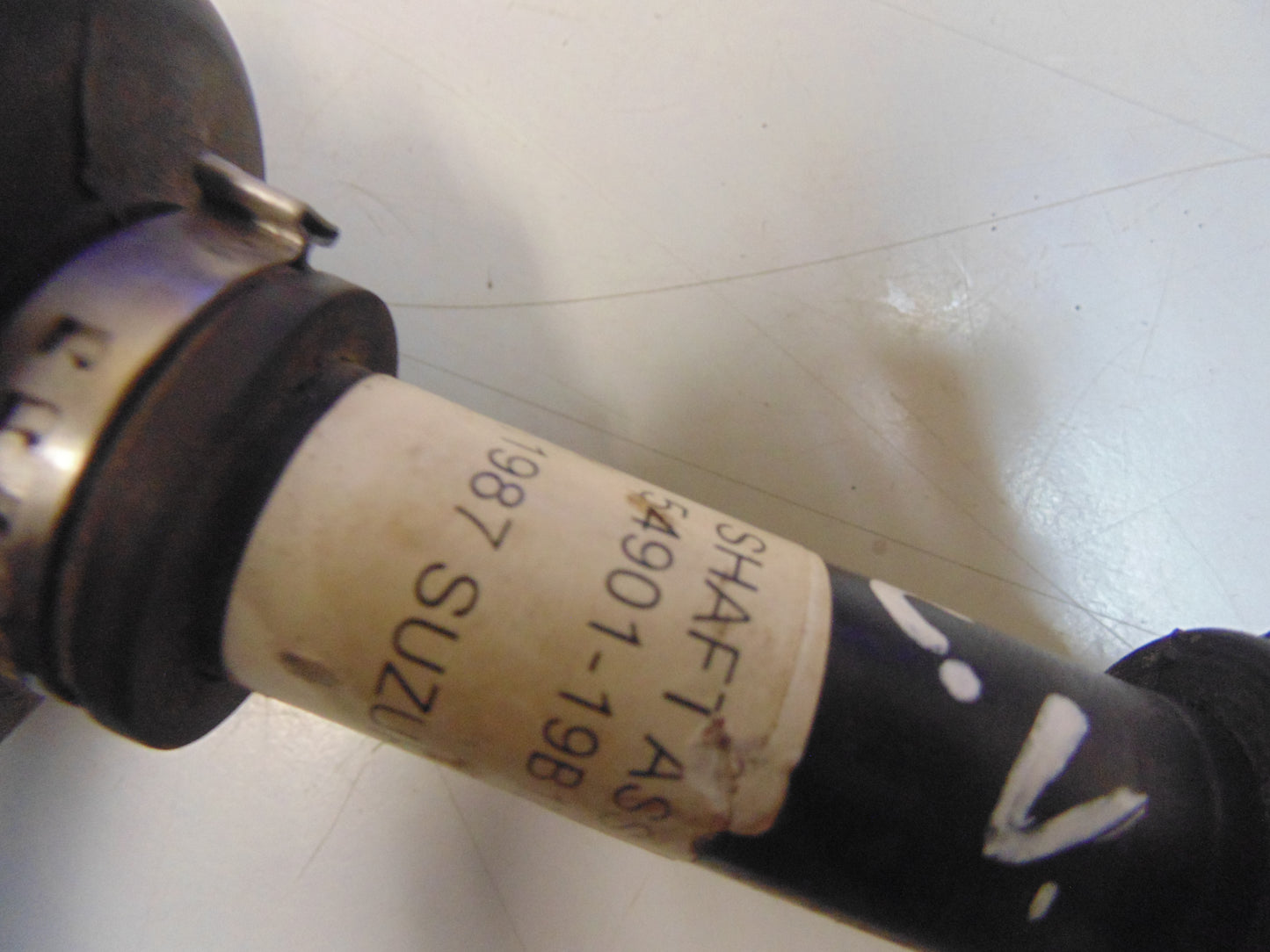 1986 SUZUKI LT250EF SHAFT ASSY FRONT 54901-19B13