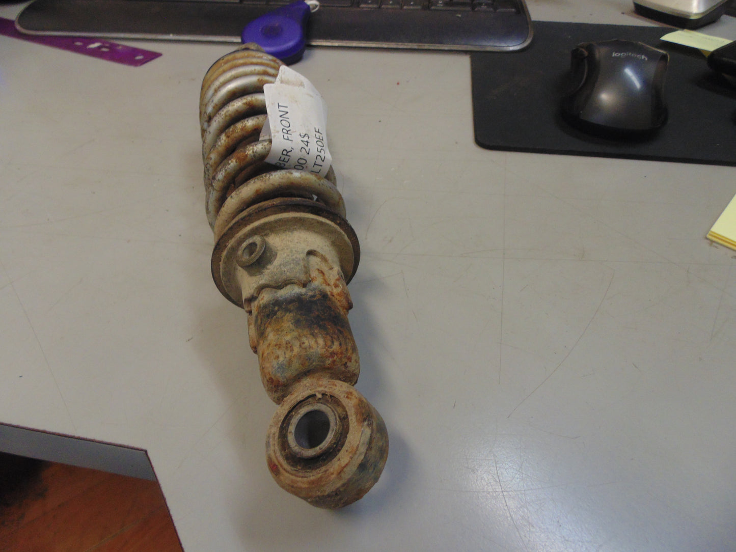 1986 SUZUKI LT250EF SHOCK ABSORBER FRONT 52100-24500