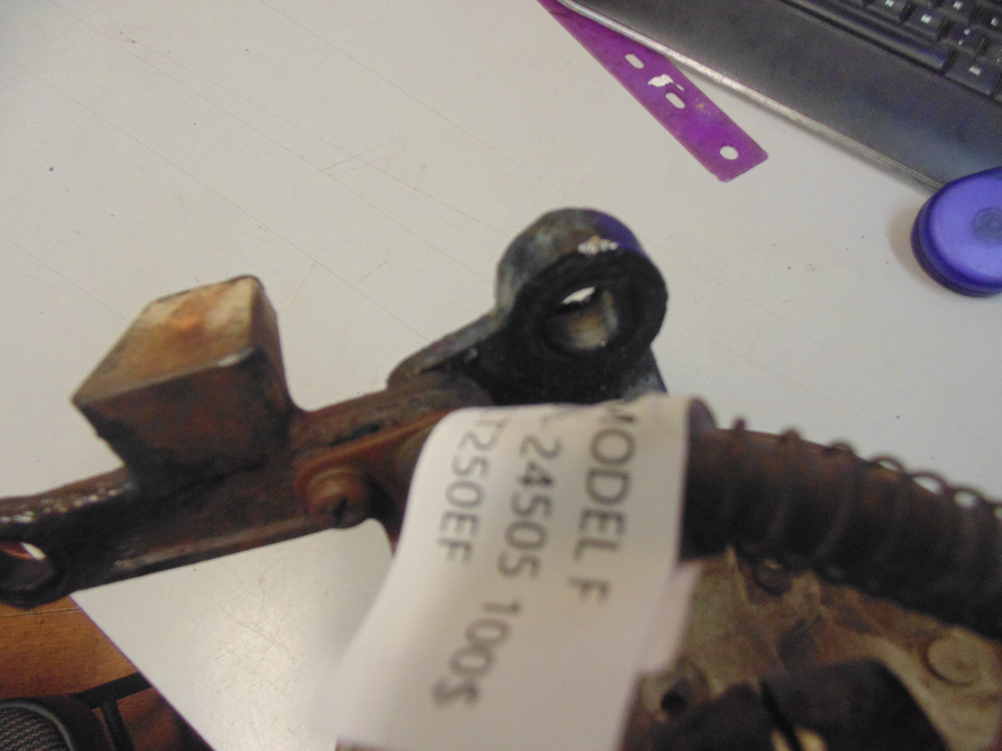 1986 SUZUKI LT250EF HUB FRONT MODEL F 54110-24503 54110-24505
