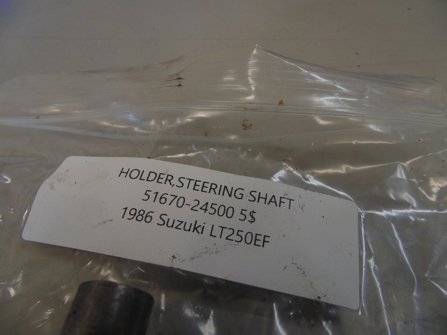 1986 SUZUKI LT250EF HOLDER STEERING SHAFT 51670-24500