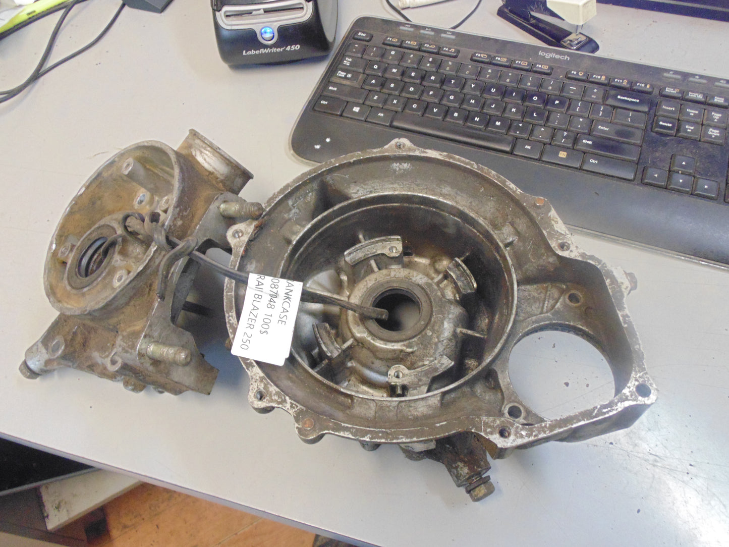 1999 Polaris TRAIL BLAZER 250 ASM CRANKCASE 3085889 3087048