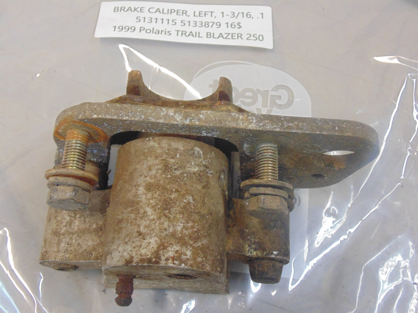 1999 Polaris TRAIL BLAZER 250 BRAKE CALIPER LEFT 5131115 5133879