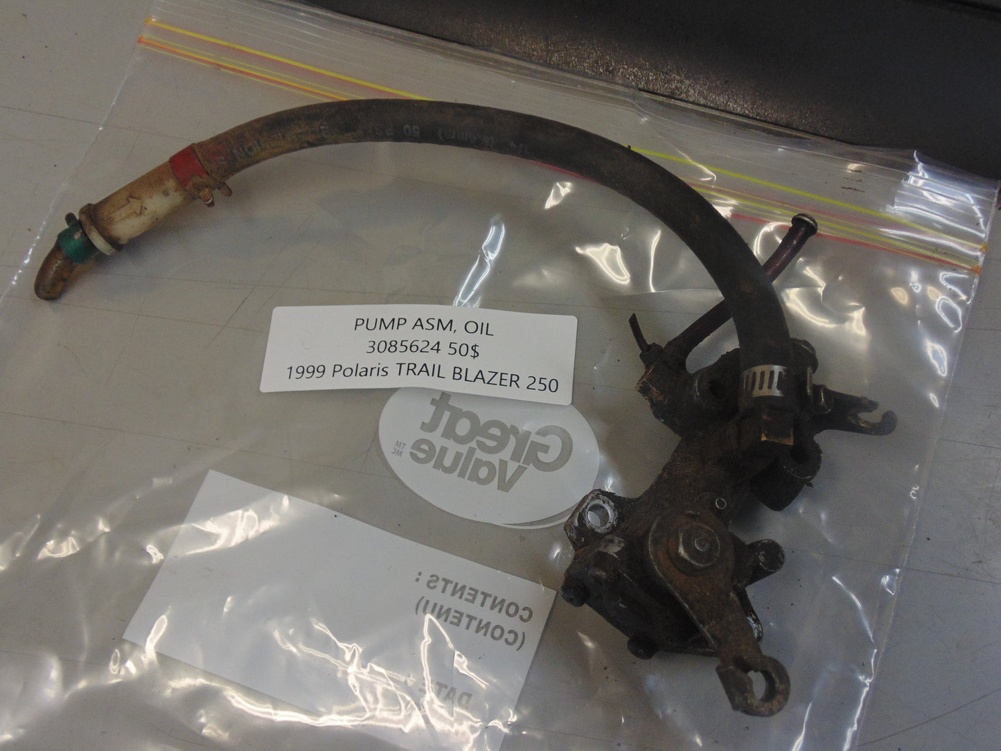 1999 Polaris TRAIL BLAZER 250 PUMP ASSY OIL 3085624