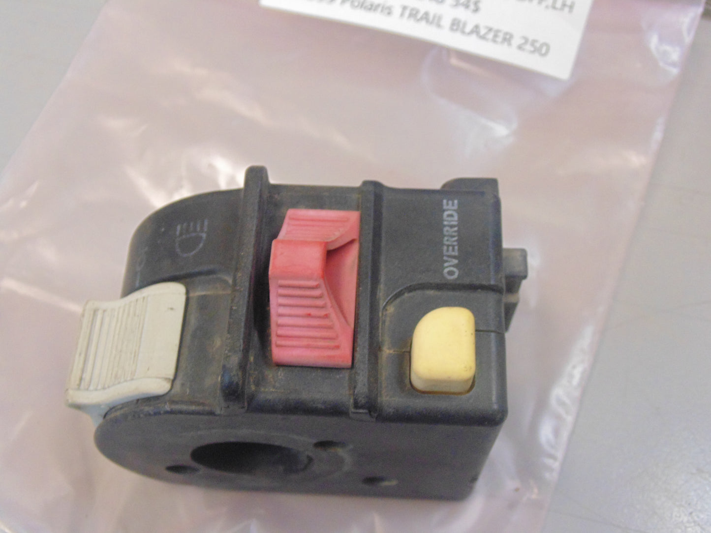 1999 Polaris TRAIL BLAZER 250 SWITCH HANDLEBAR ON/OFF LH 4110248