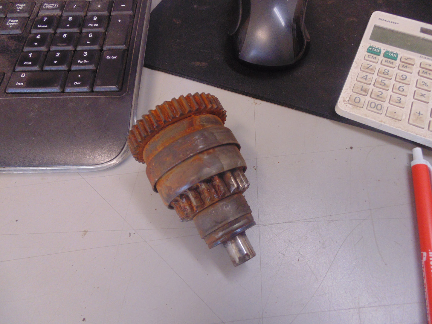 1999 POLARIS TRAILBLAZER 250 GEAR SHAFT ASSY  3085394 3090034