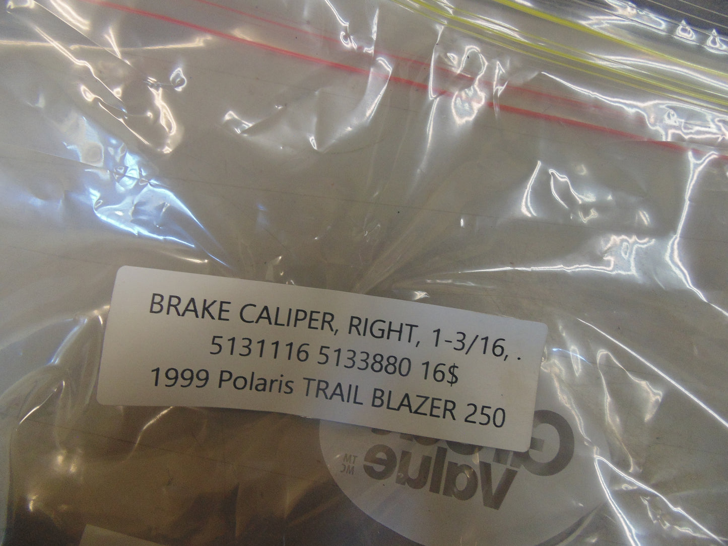 1999 Polaris TRAIL BLAZER 250 BRAKE CALIPER RIGHT 1- 3/16 5133880