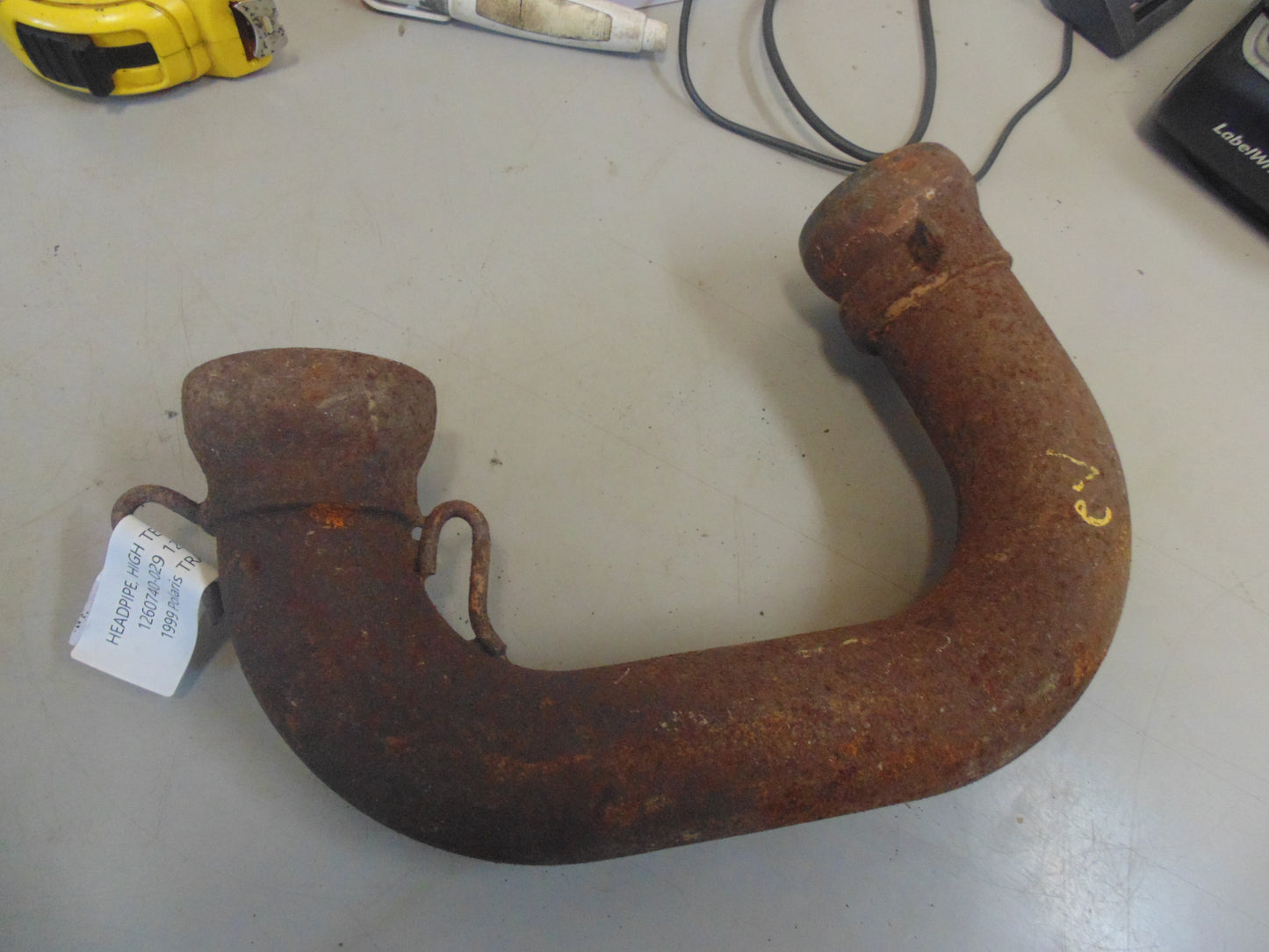 1999 Polaris TRAIL BLAZER 250 HEADPIPE HIGH TEMP POWDER PAIN 1260740-029 1261060-489