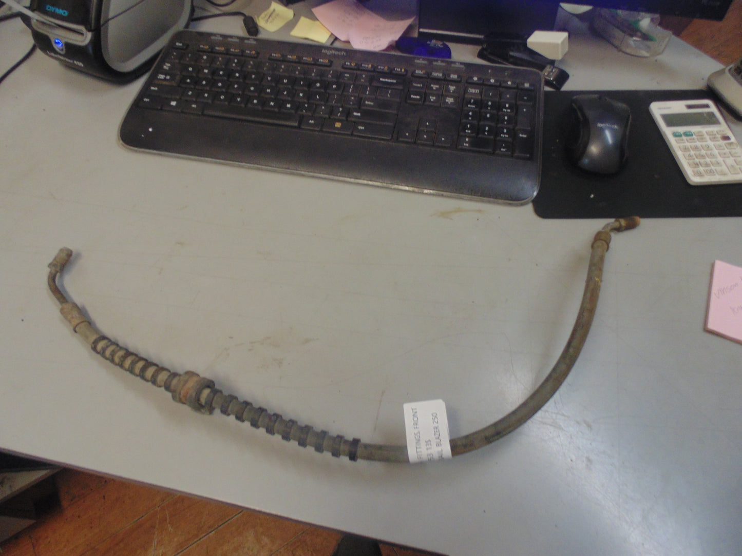 1999 Polaris TRAIL BLAZER 250 BRAKE LINE W/ FITTINGS FRONT 1930753