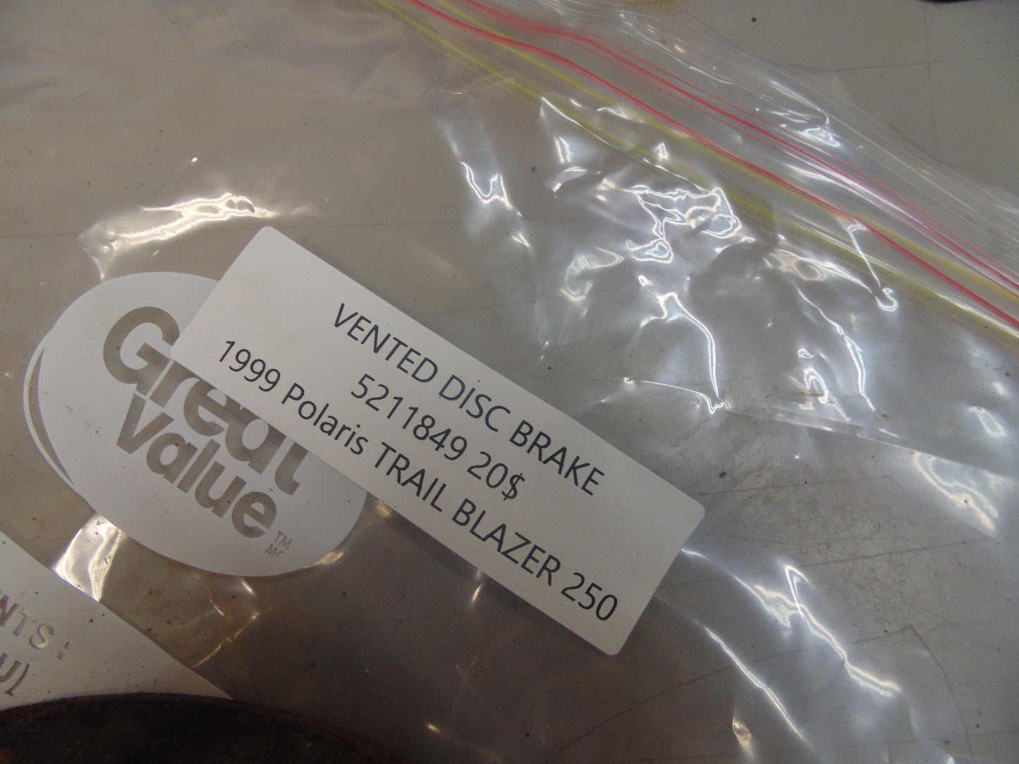 1999 Polaris TRAIL BLAZER 250 VENTED DISC BRAKE 5211849