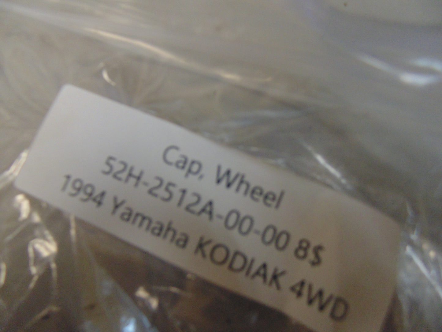 1994 YAMAHA KODIAK 4WD CAP WHEEL 52H-2512A-00-00