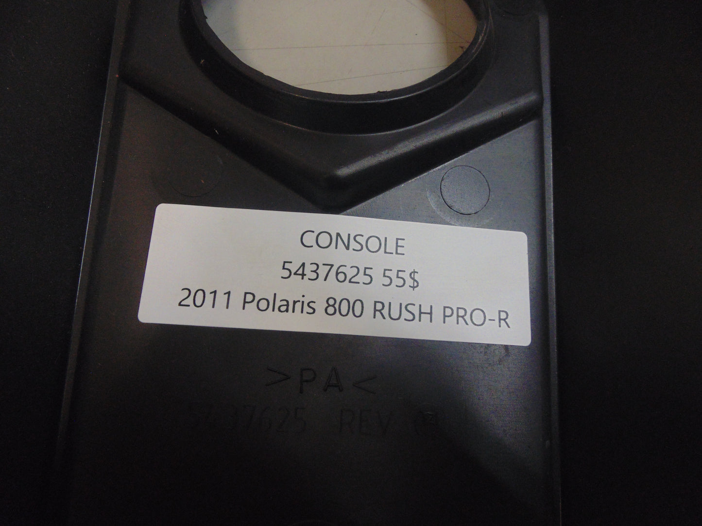 2011 Polaris 800 RUSH PRO-R CONSOLE 5437625