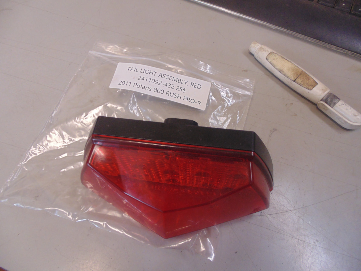 2011 Polaris 800 RUSH PRO-R TAIL LIGHT ASSY RED 2411092-432