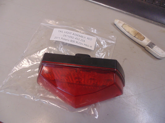 2011 Polaris 800 RUSH PRO-R TAIL LIGHT ASSY RED 2411092-432