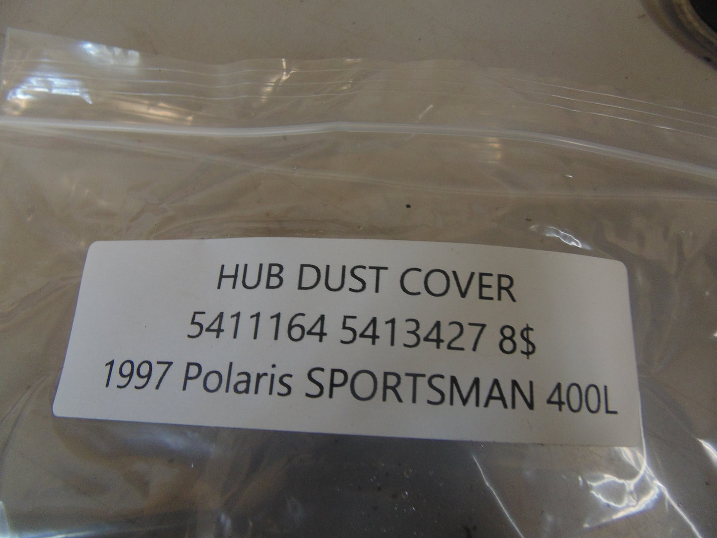 1997 POLARIS SPORTMAN 400L HUB DUST COVER 5411164 5413427