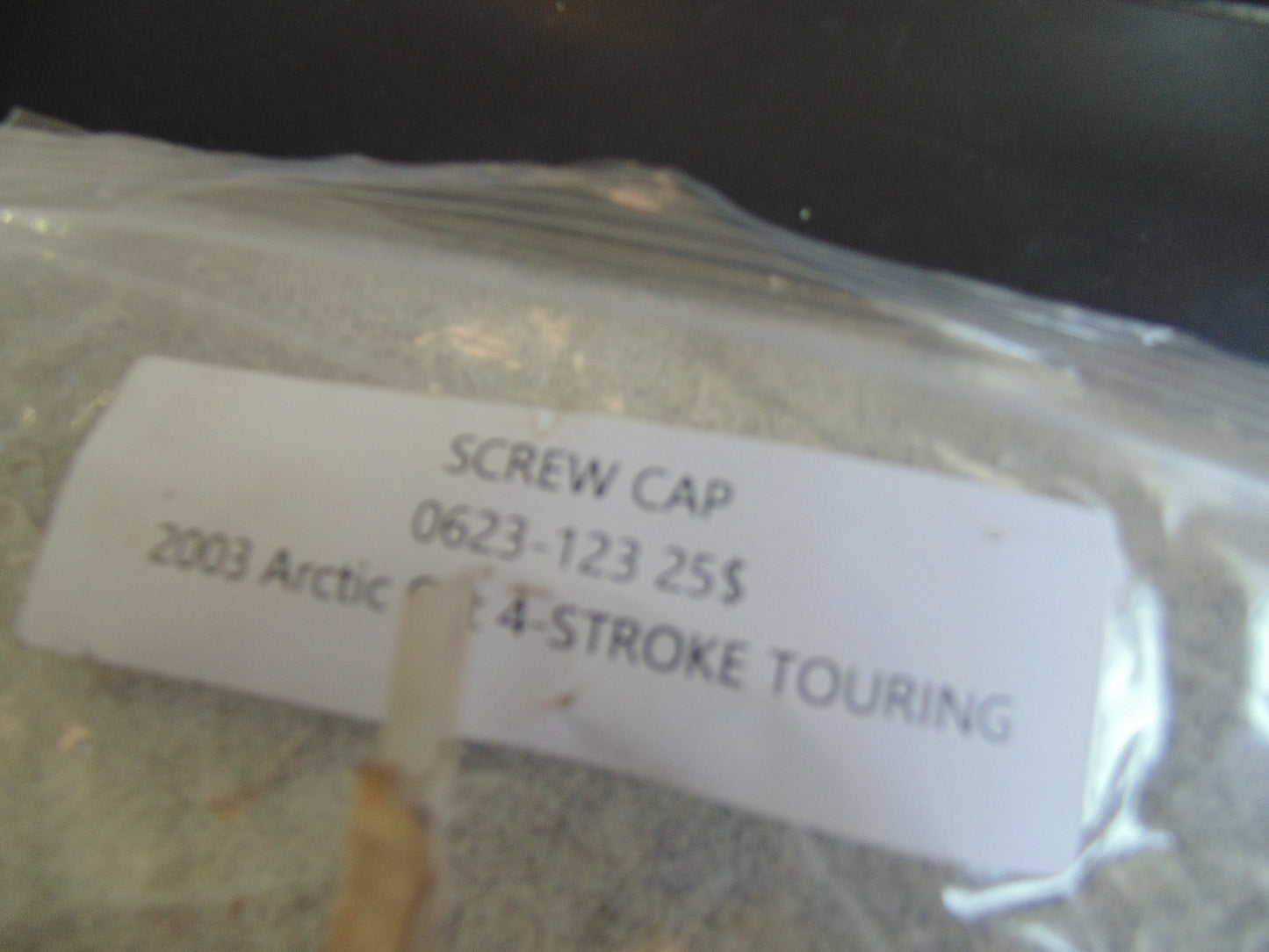 2003 ARCTIC CAT 4 STROKE TOURING SCREW CAP 0623-123