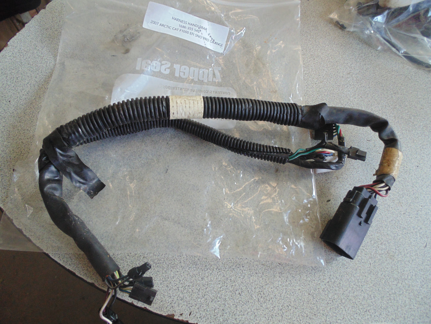 2007 ARCTIC CAT F1000 EFI SNO PRO ORANGE HARNESS HANDLEBAR 1686-355