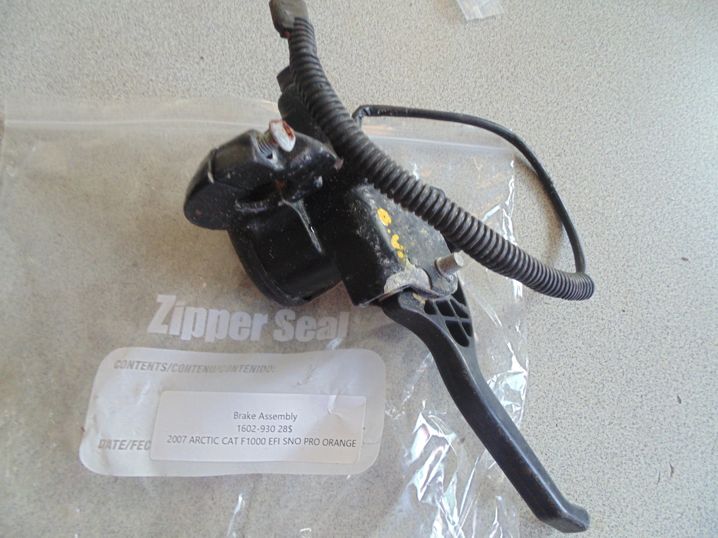 2007 ARCTIC CAT F1000 EFI SNO PRO ORANGE BRAKE ASSY 1602-930