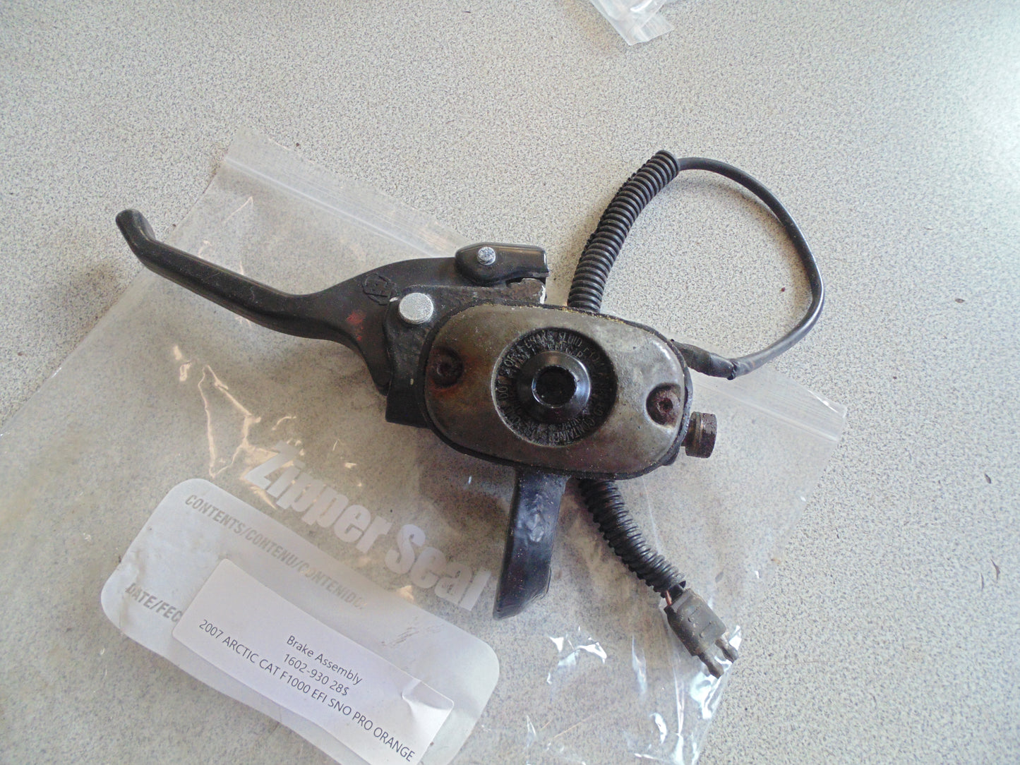 2007 ARCTIC CAT F1000 EFI SNO PRO ORANGE BRAKE ASSY 1602-930