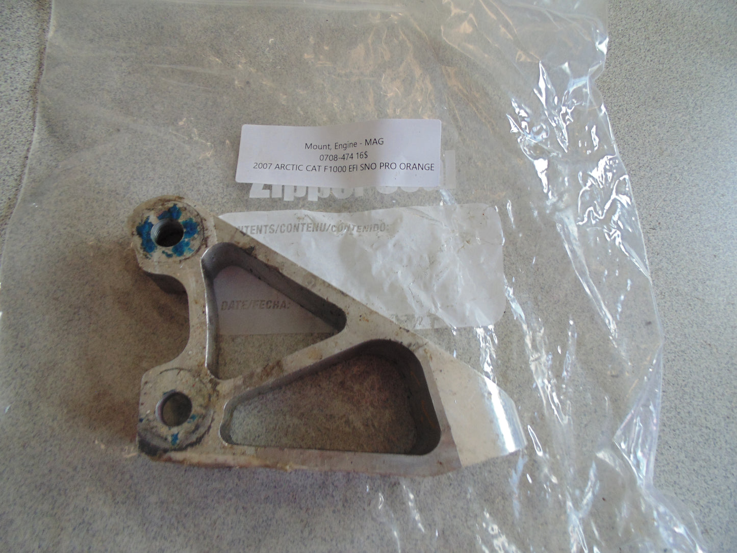 2007 ARCTIC CAT F1000 EFI SNO PRO ORANGE MOUNT ENGINE MAG 0708-474