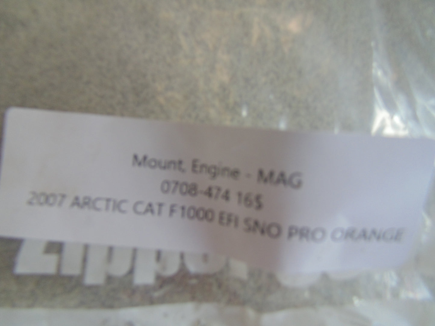 2007 ARCTIC CAT F1000 EFI SNO PRO ORANGE MOUNT ENGINE MAG 0708-474