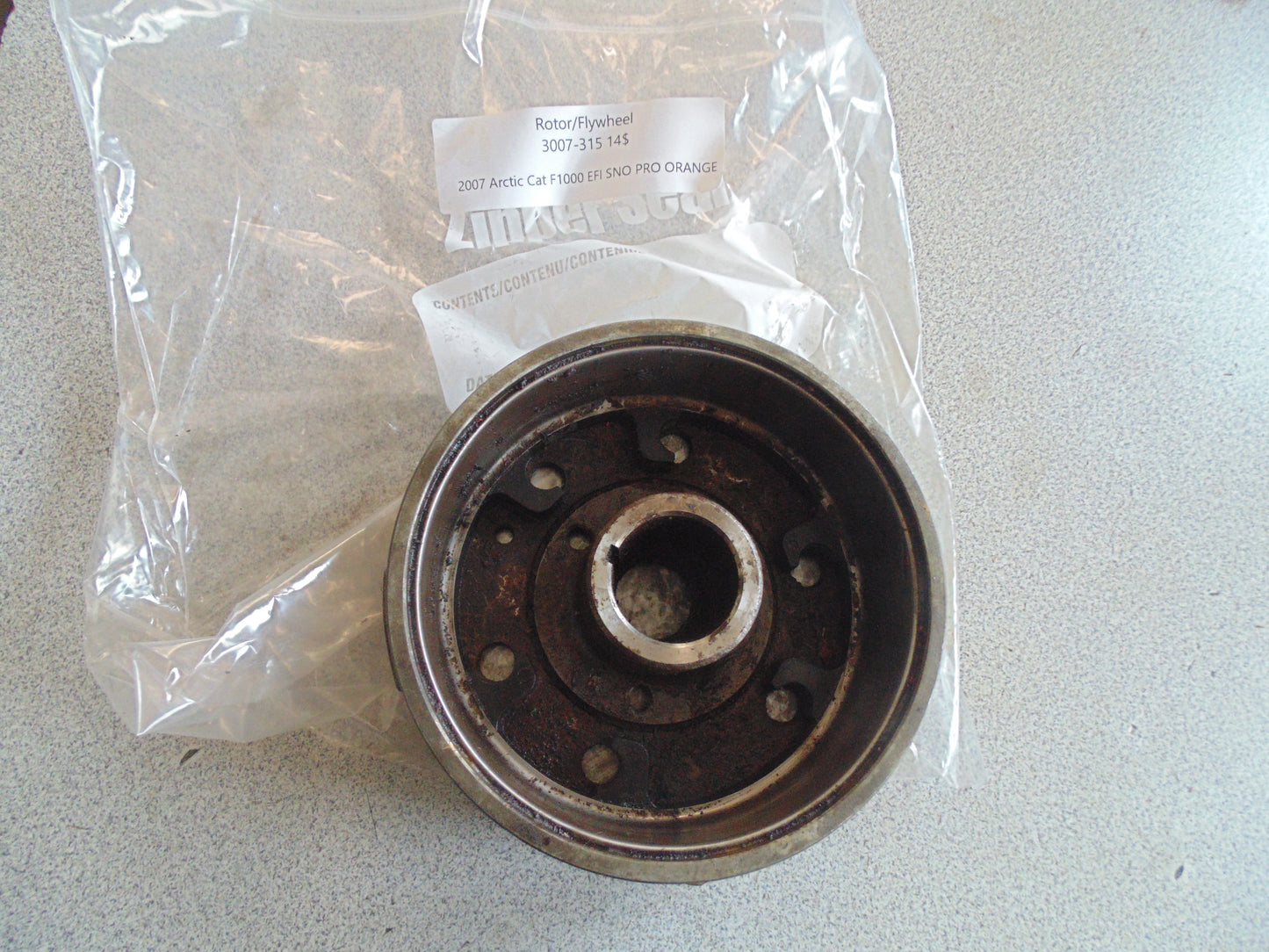 2007 ARCTIC CAT F1000 EFI SNO PRO ORANGE ROTOR FLYWHEEL 3007-315