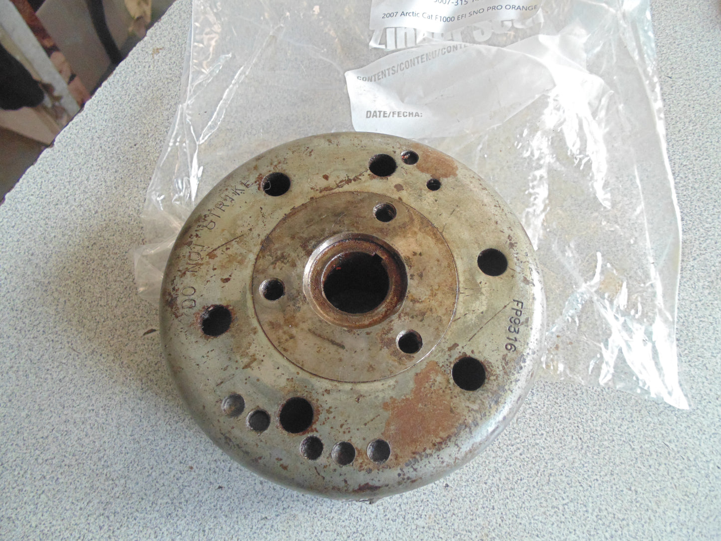 2007 ARCTIC CAT F1000 EFI SNO PRO ORANGE ROTOR FLYWHEEL 3007-315