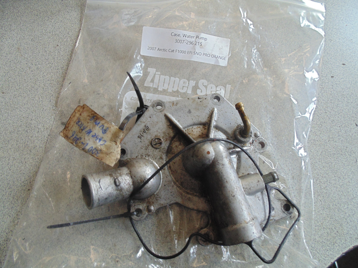 2007 ARCTIC CAT F1000 EFI SNO PRO ORANGE HOUSING THERMOSTAT 3007-304