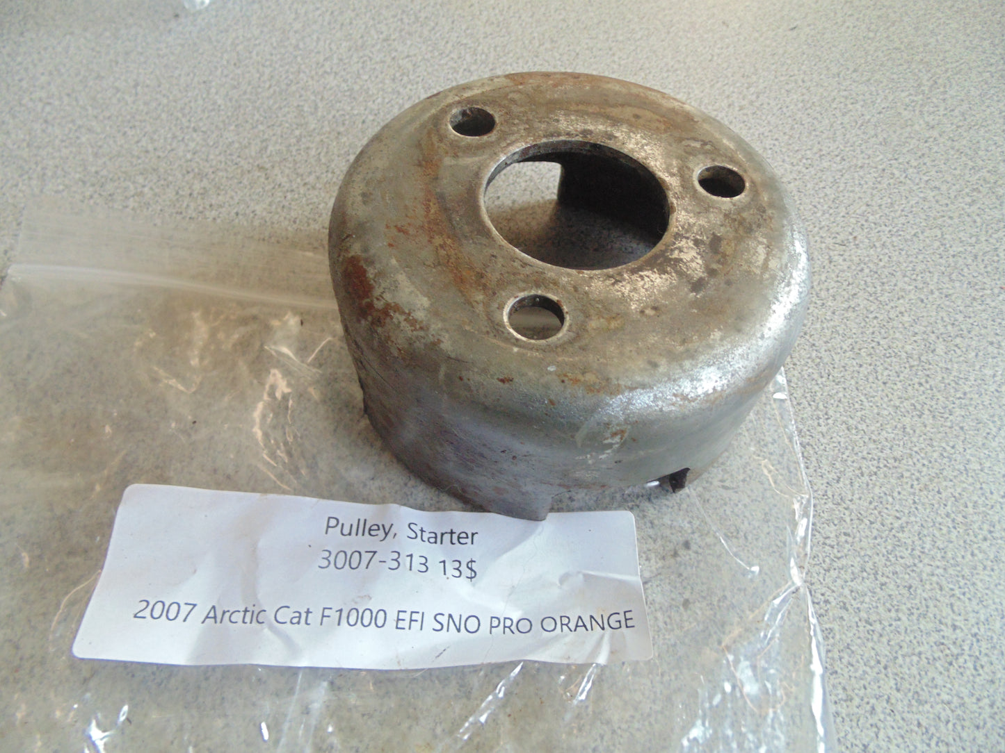 2007 ARCTIC CAT F1000 EFI SNO PRO ORANGE PULLEY STARTER 3007-313