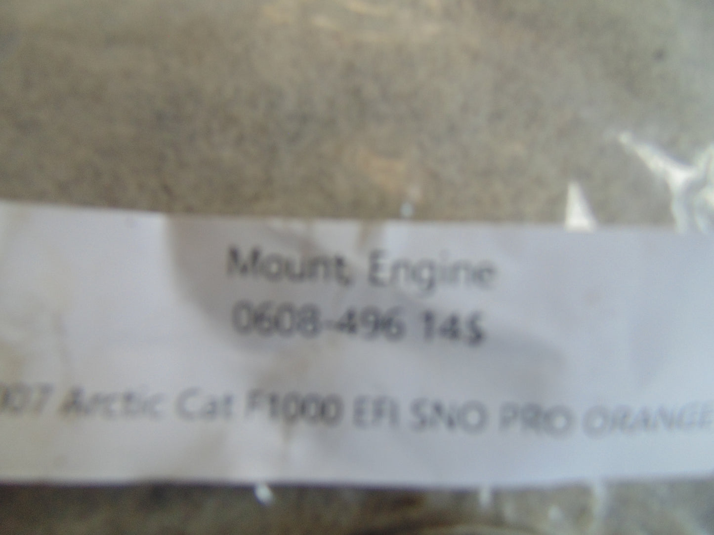 2007 ARCTIC CAT F1000 EFI SNO PRO ORANGE MOUNT ENGINE 0608-496