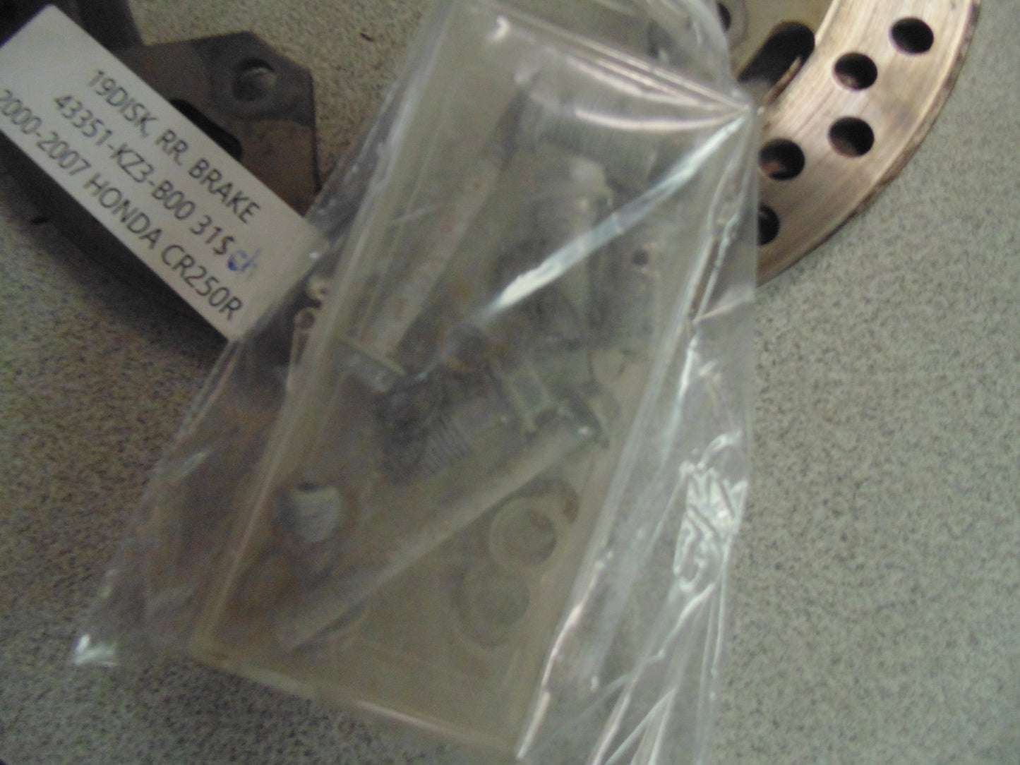 2000-2007 HONDA CR250R 19DISK, RR, BRAKE 43351-K23-B00