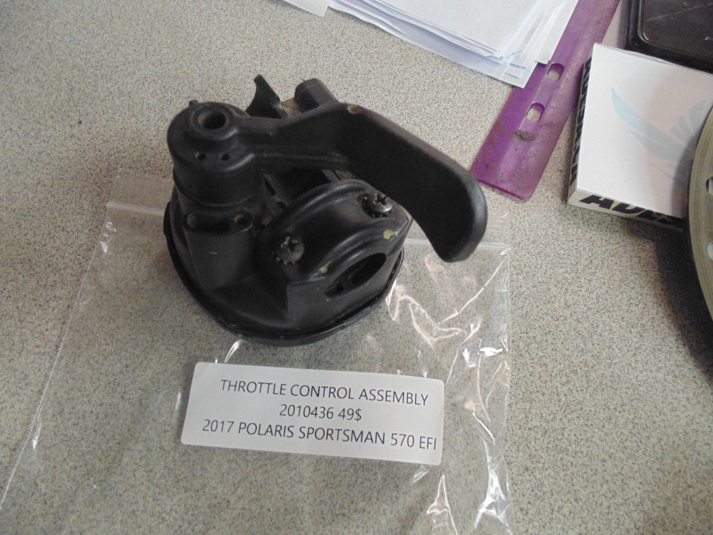 2017 POLARIS SPORTSMAN 570 EFI THROTTLE CONTROLASSEMBLY 210436