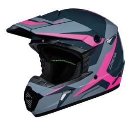 GMAX MX46Y CYCLUS MX YOUTH HELMET Grey/Pink Youth Large