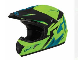 GMAX MX46Y COMPOUND MX YOUTH HELMET MATTE GREEN YOUTH SMALL