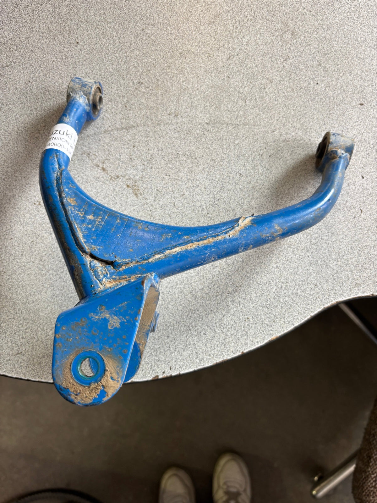 1989 SUZUKI LT80S ARM, SUSPENSION RH (BLUE) 52410-40B00-19F