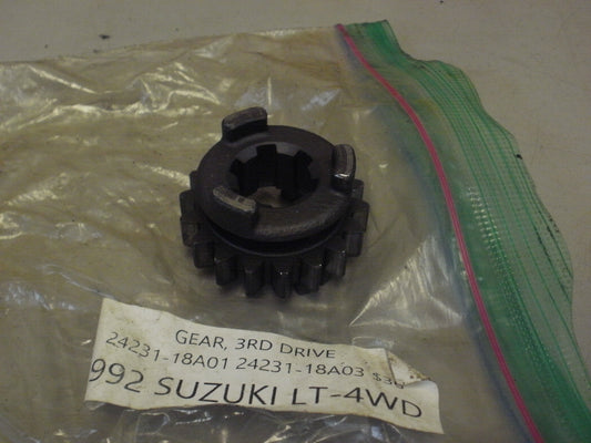 1992 SUZUKI LT-4WD GEAR 3RD DRIVE 24231-18A01 24231-180A3