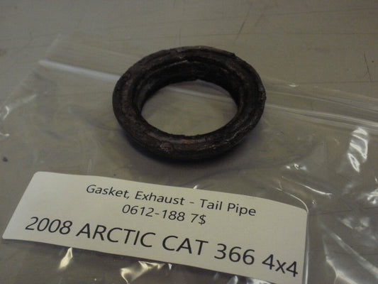 2008 ARCTIC CAT 366 4x4 GASKET EXHAUST TAIL PIPE 0612-188